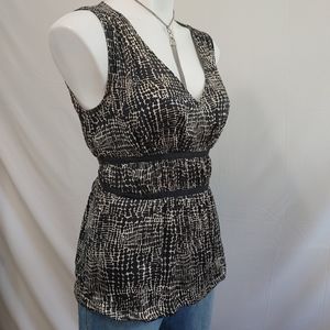 THE LIMITED 100% Silk sleeveless V neck top